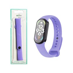 Silicone Bracelet for Smartwatch Xiaomi Mi Band 8 Purple Silicone Bracelet for Smartwatch Xiaomi Mi Band 8 Purple